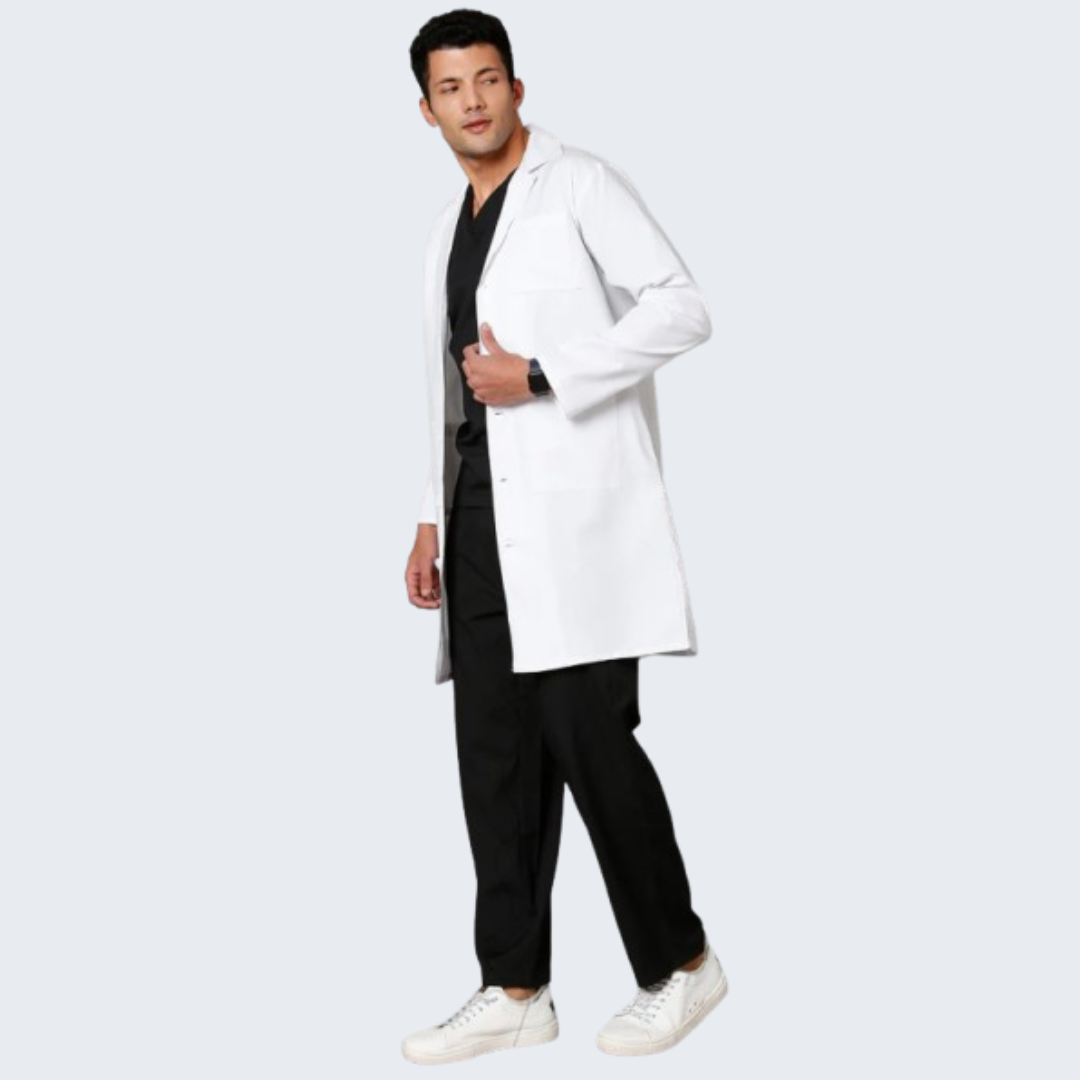 Men’s Classic Long Lab Coat