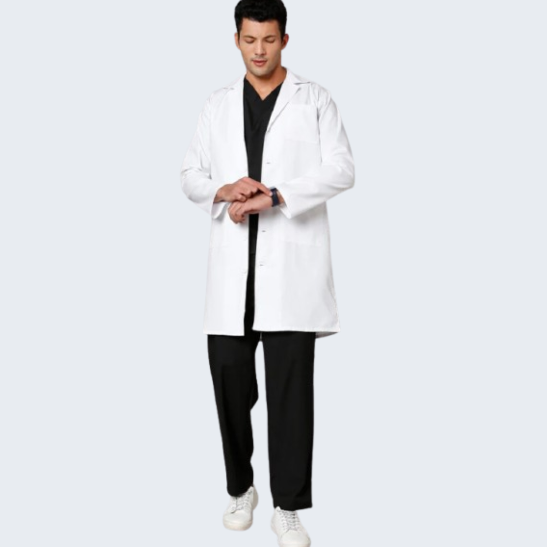 Men’s Classic Long Lab Coat