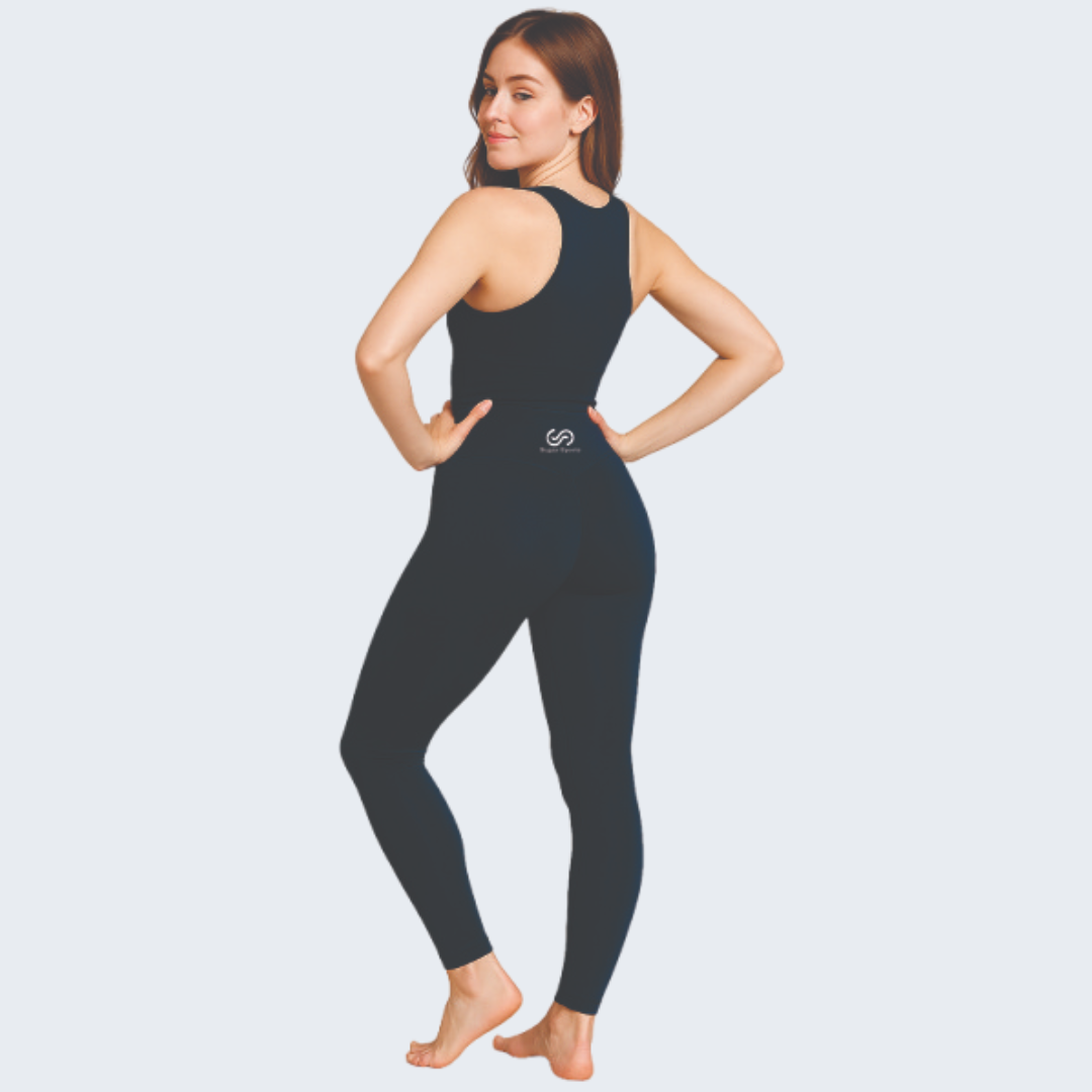 Women’s  Zip-Up Sports Bra & High-Waist Leggings Set
