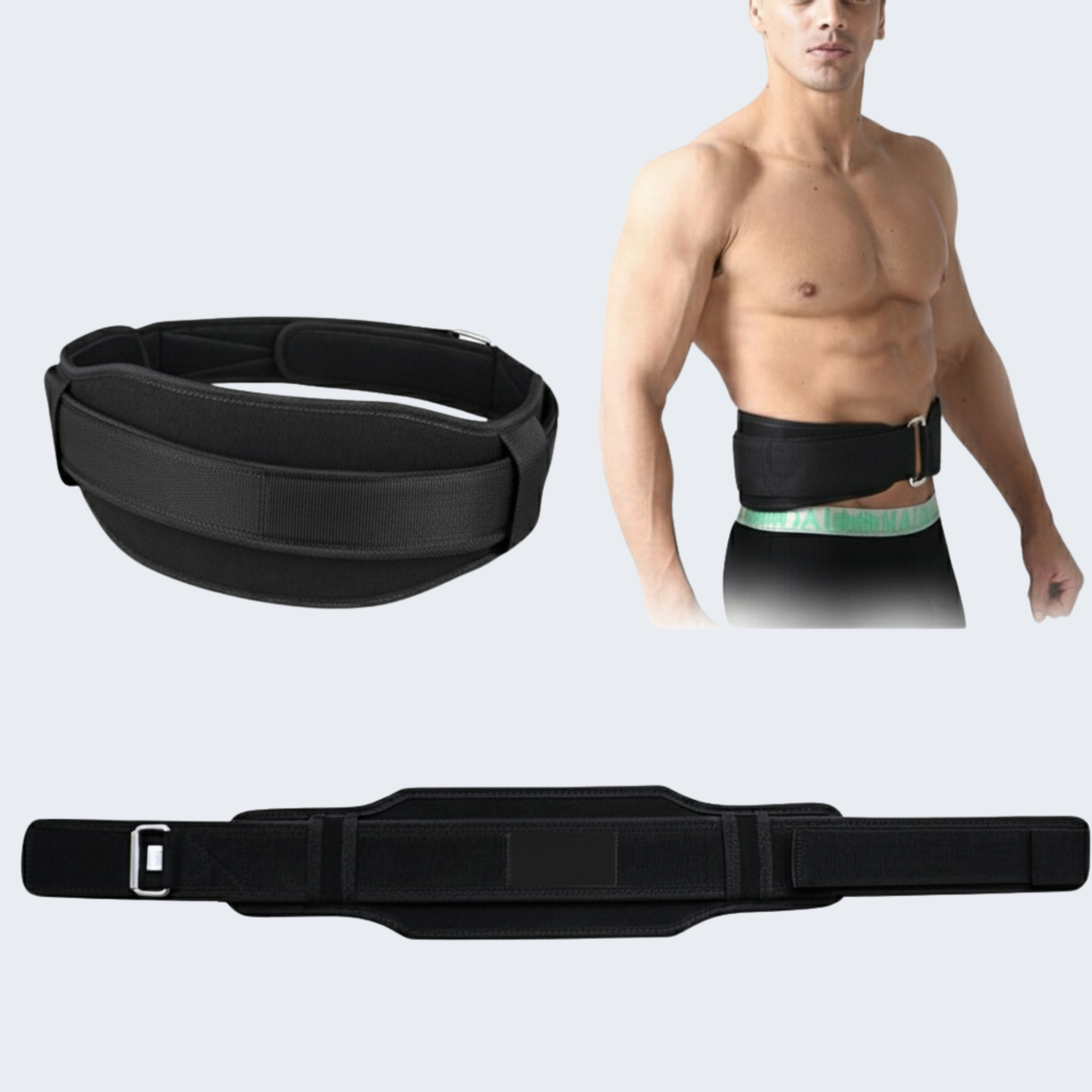 Double Weight Lifting Gym Belt